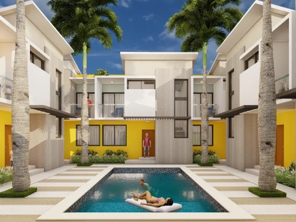 ID , Sirope II, Three bedroom villa for sale in White Sands, Punta Cana with Patio ()