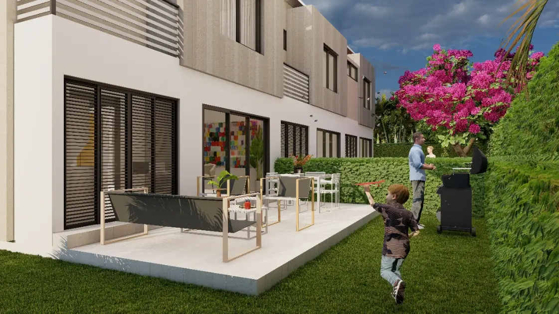 ID , Sirope II, Three bedroom villa for sale in White Sands, Punta Cana with Patio ()