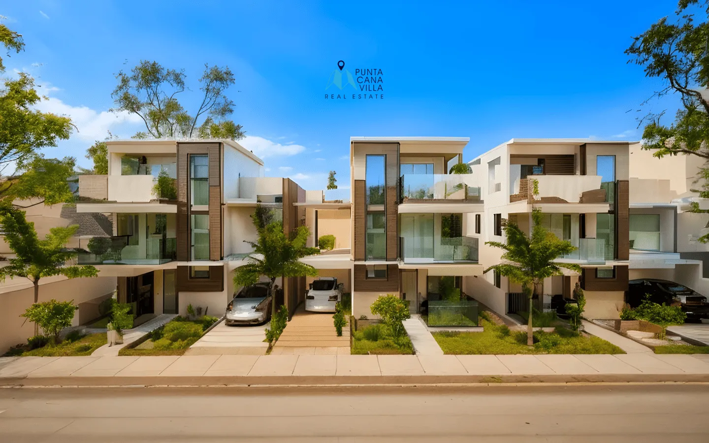 Ana Maria Residences: Four Bedroom Townhouse For Sale In Punta Cana With Maids Room
