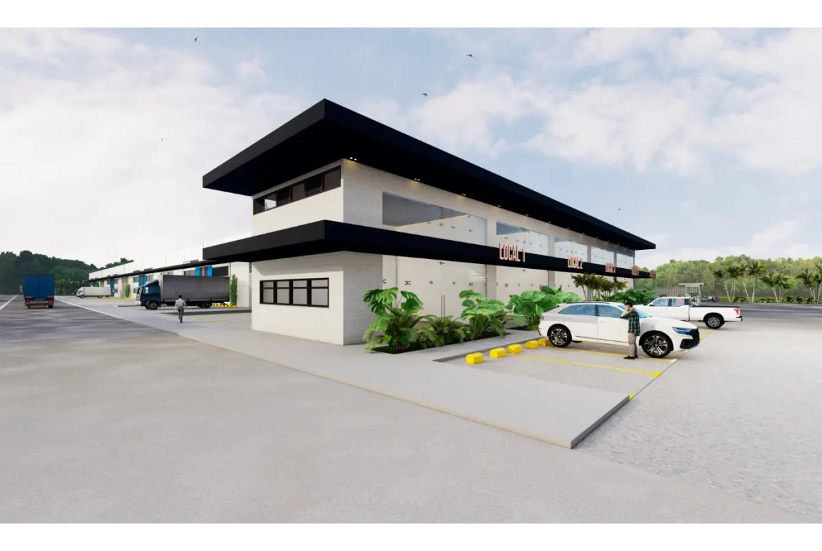 Axel Park: Warehouses for Sale under construction in Punta Cana