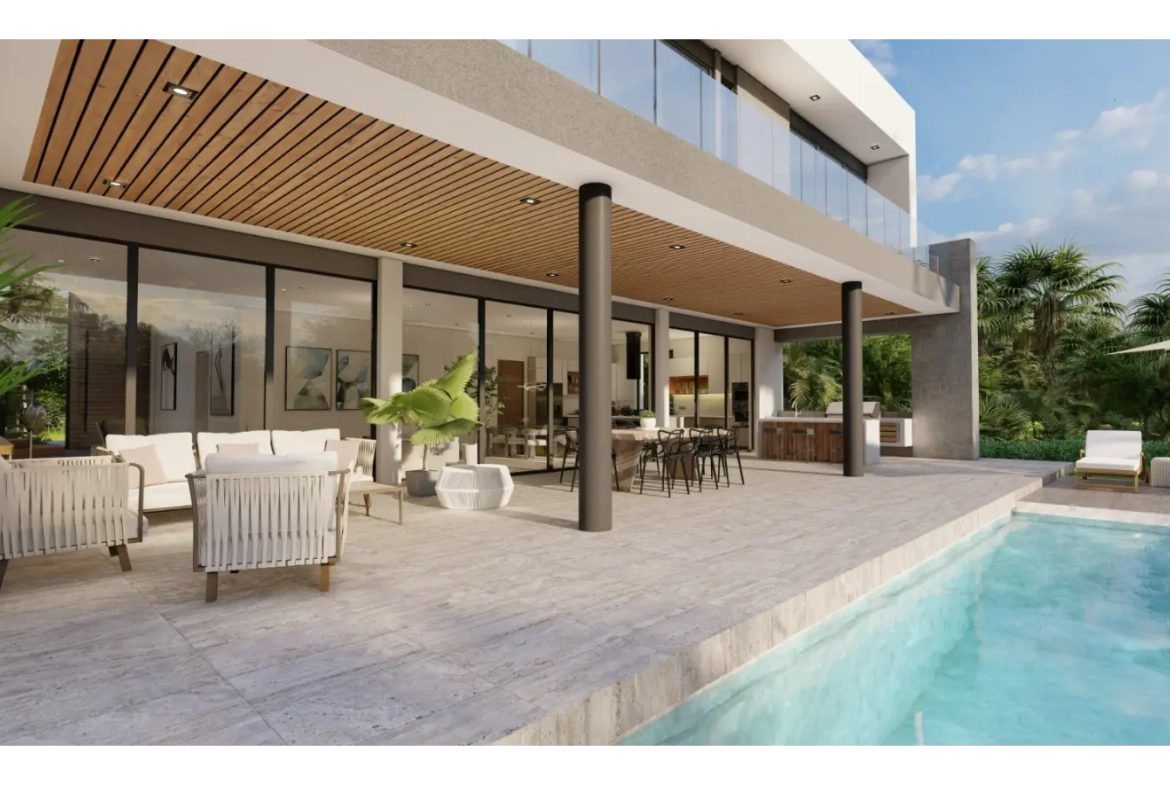 ID , Villa Akira Exquisite Four Bedroom Villa for Sale in Punta Cana Village with Terrace ()