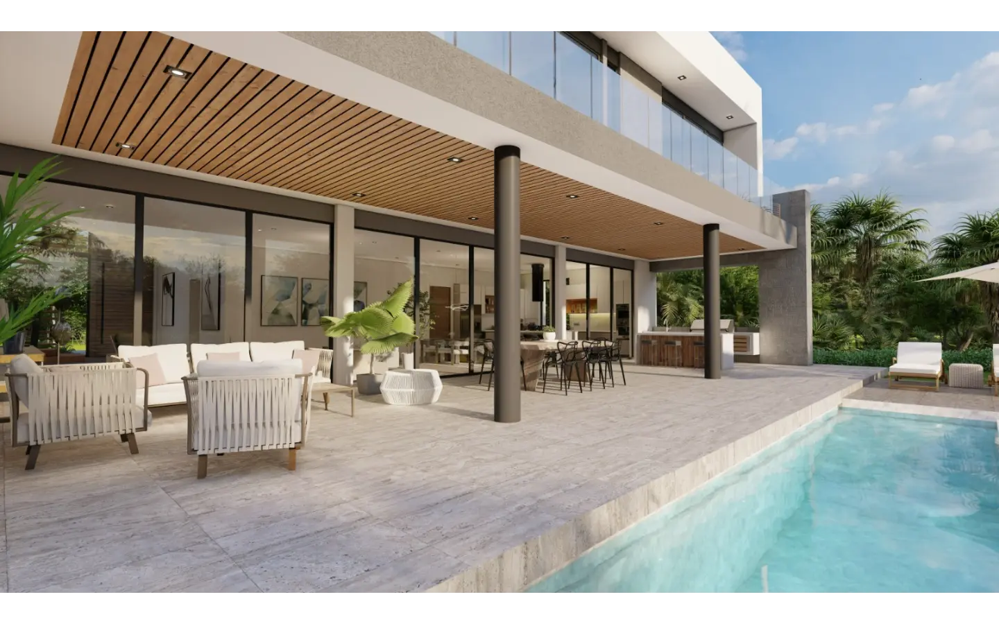 ID , Villa Akira Exquisite Four Bedroom Villa for Sale in Punta Cana Village with Terrace ()