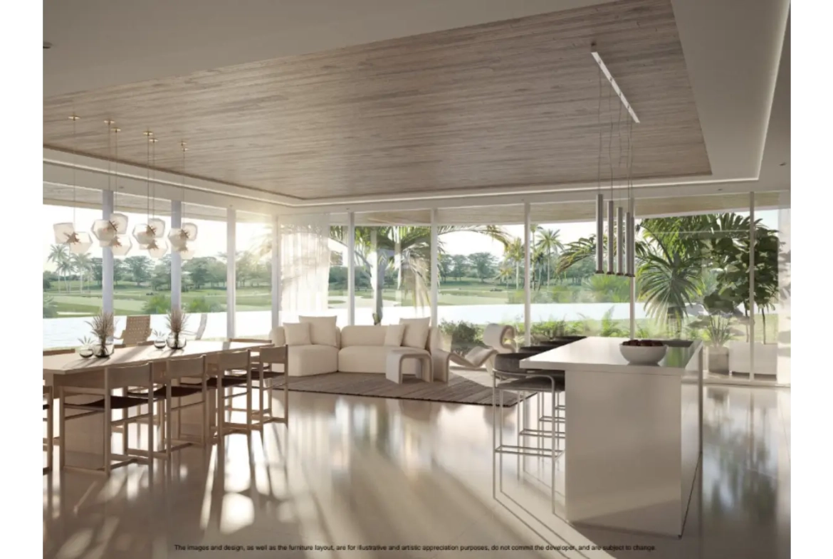 Apartamento de un dormitorio en venta en Reef and Golf Residences, Cap Cana con vistas al jardín