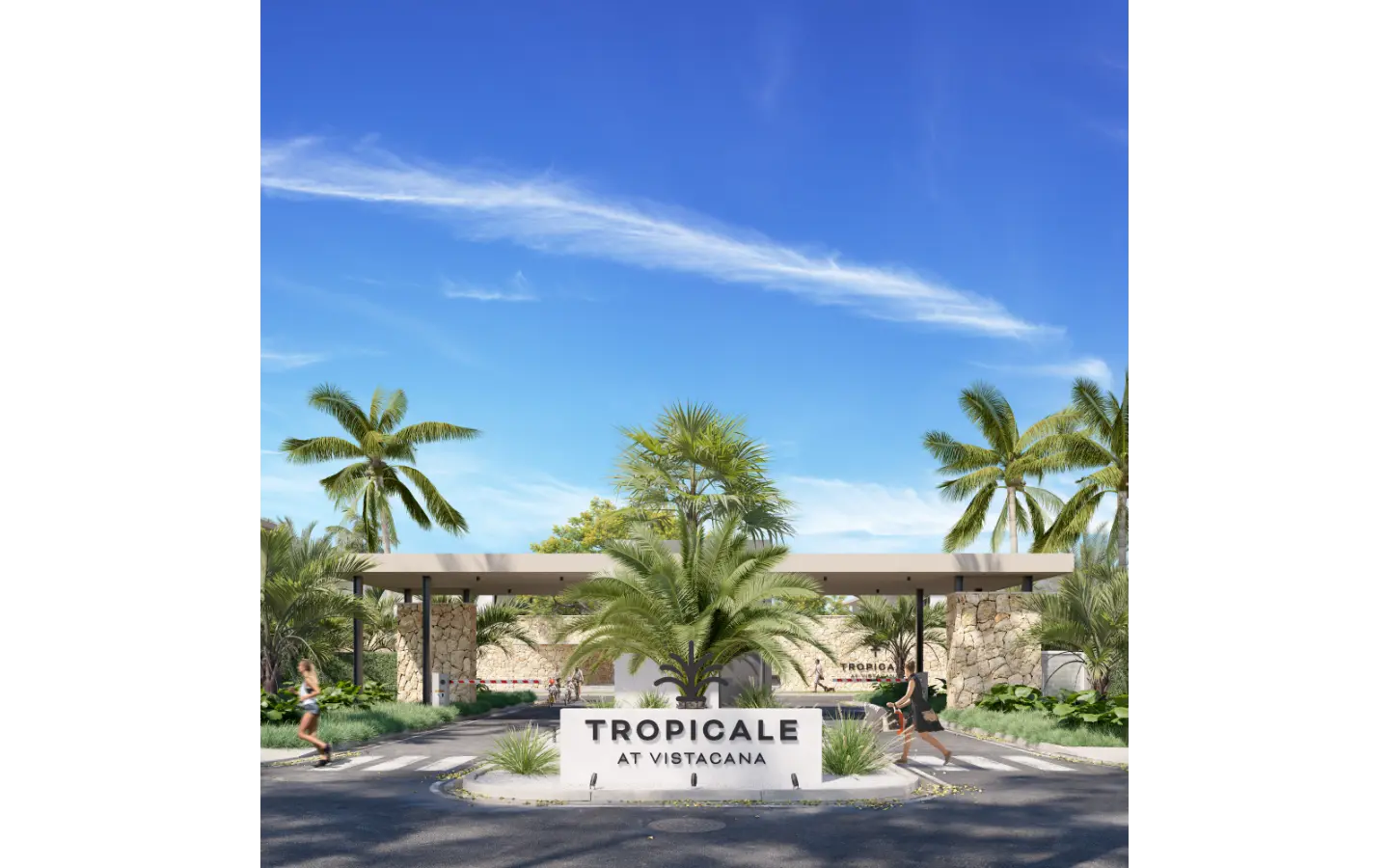 ID , Tropicale Three Bedroom Townhouse for Sale with Artificial Lake Access in Vista Cana, Punta Cana ()
