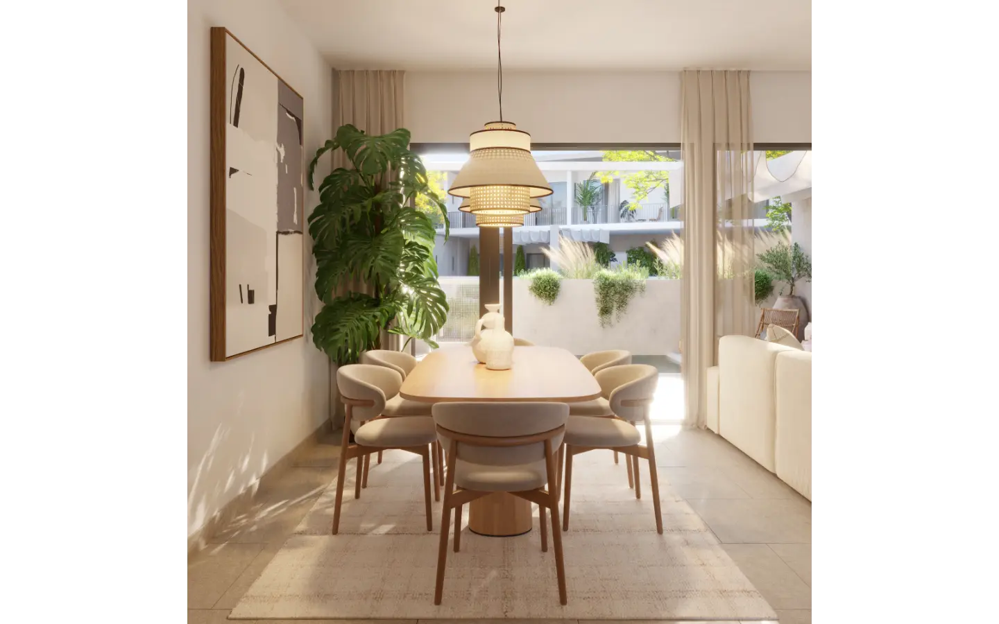 ID , Tropicale Three Bedroom Townhouse for Sale with Artificial Lake Access in Vista Cana, Punta Cana ()
