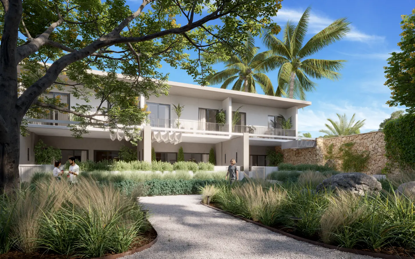Tropicale: Three-Bedroom Townhouse for Sale with Artificial Lake Access in Vista Cana, Punta Cana
