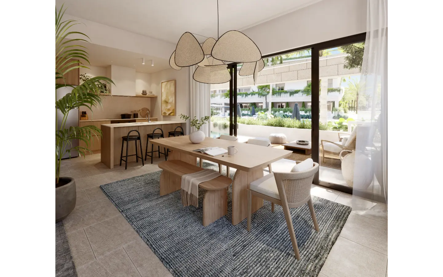 ID , Tropicale at Vista Cana One Bedroom Apartment with Garden Area for Sale in Punta Cana ()
