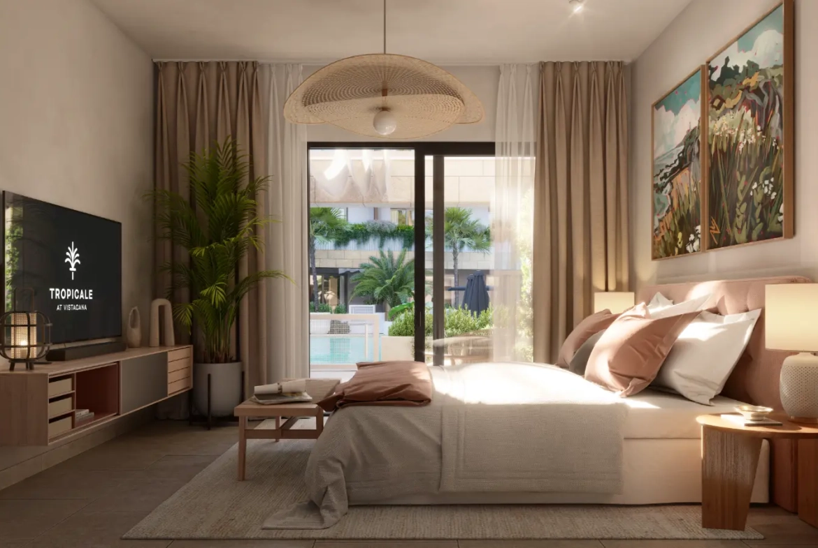 ID , Tropicale at Vista Cana One Bedroom Apartment with Garden Area for Sale in Punta Cana ()