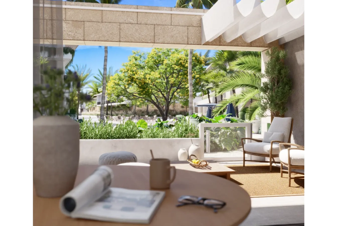 ID , Two Bedroom Apartment with Garden for Sale at Tropicale, Vista Cana, Punta Cana ()