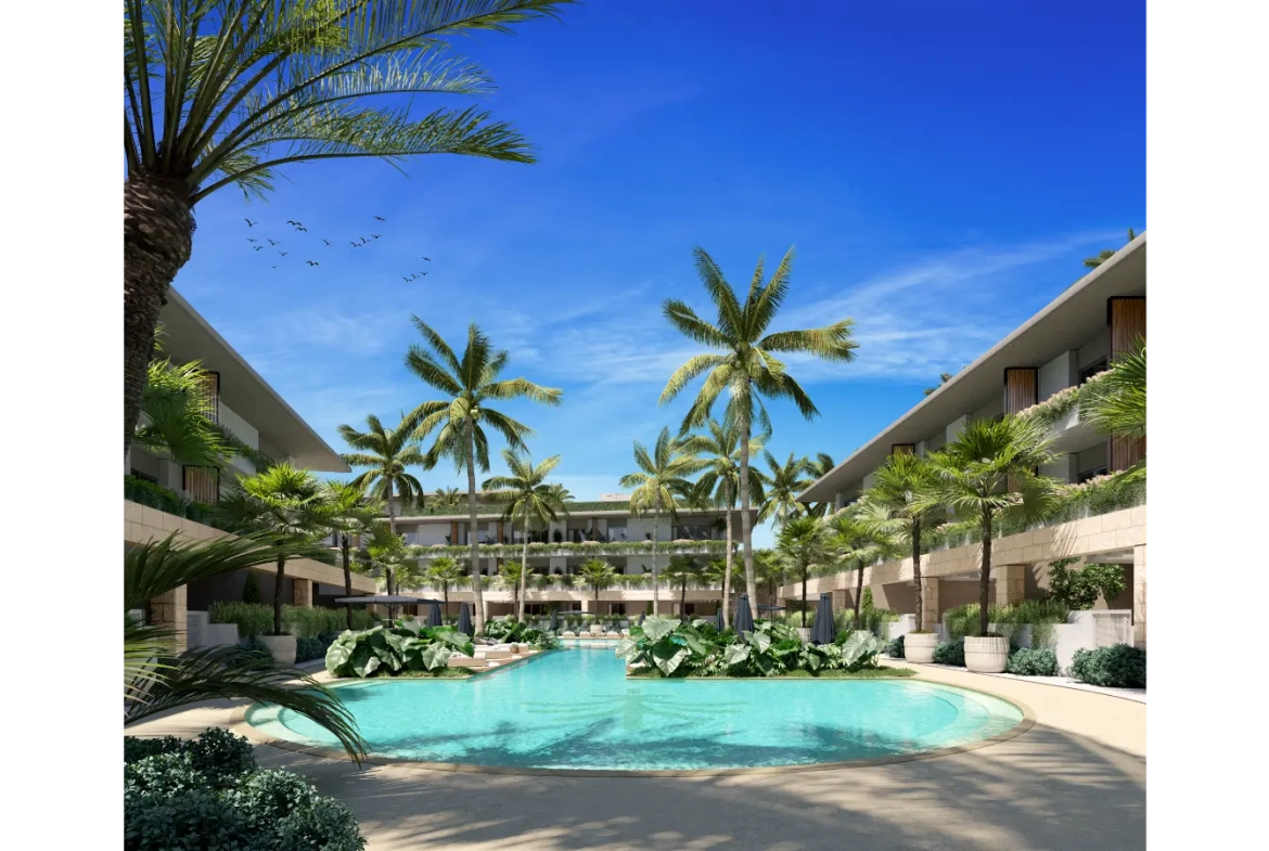ID , Two Bedroom Apartment with Garden for Sale at Tropicale, Vista Cana, Punta Cana ()