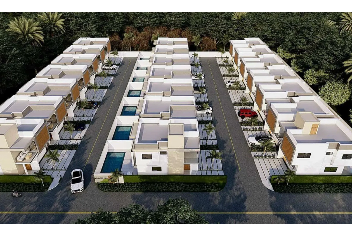 ID , Atlantic Palm Residences Three Bedroom Villa For Sale In White Sands, Punta Cana with Balcony ()