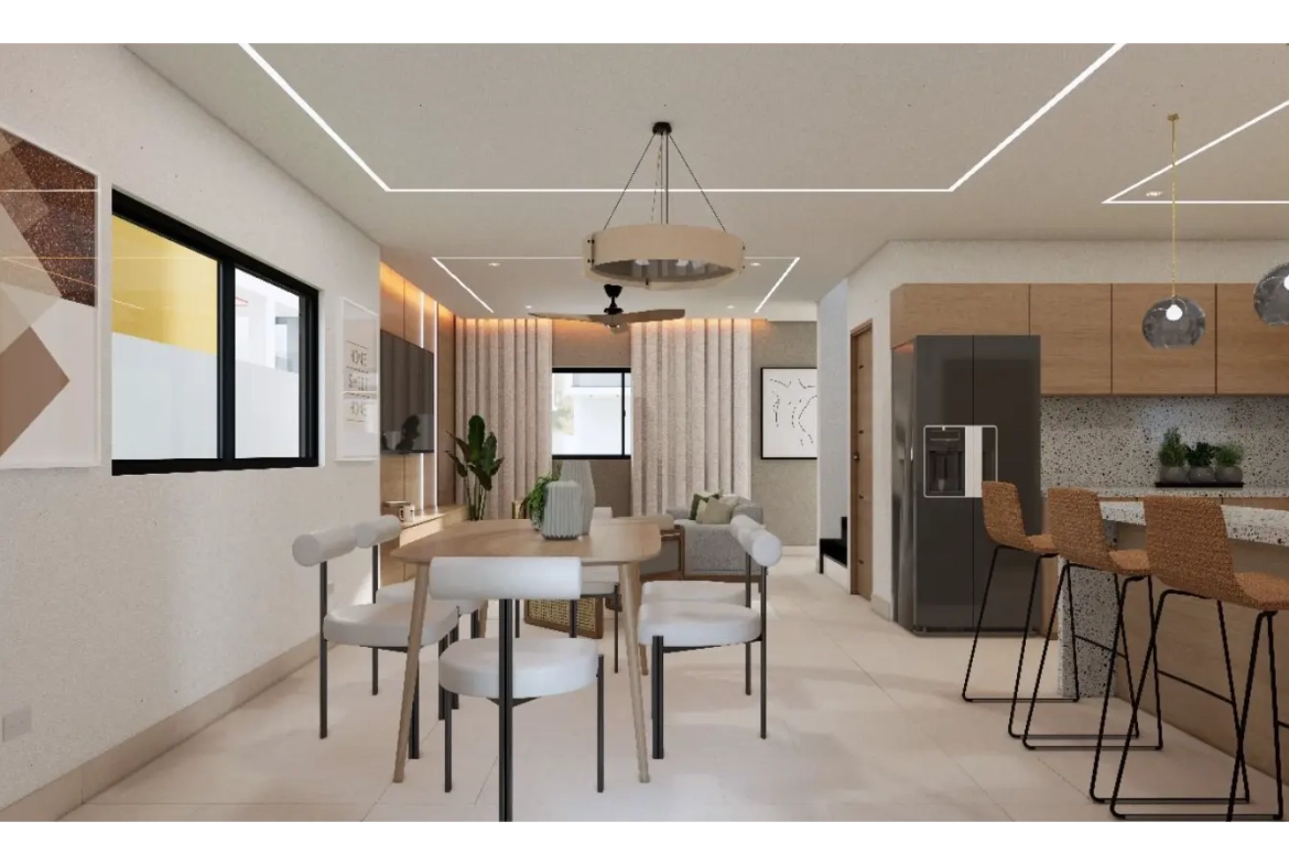ID , Atlantic Palm Residences Three Bedroom Villa For Sale In White Sands, Punta Cana with Balcony ()