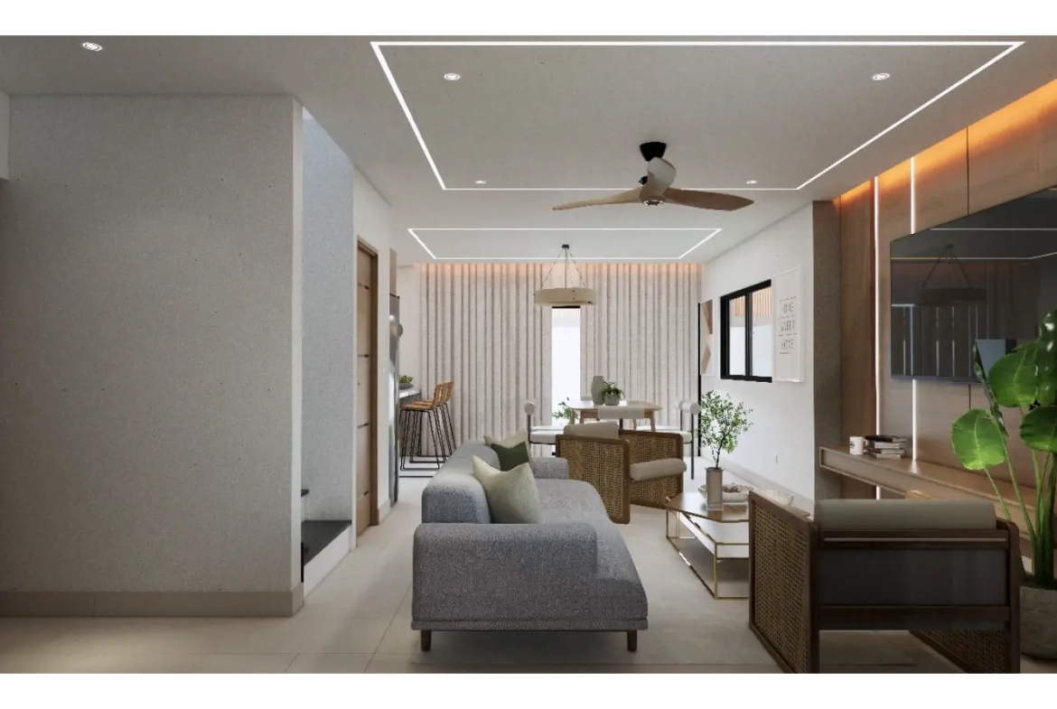 ID , Atlantic Palm Residences Three Bedroom Villa For Sale In White Sands, Punta Cana with Balcony ()