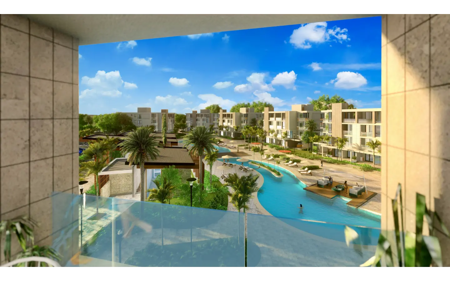 ID , Residences at Vista Cana Two Bedroom Apartment for Sale in Punta Cana with Terrace ()