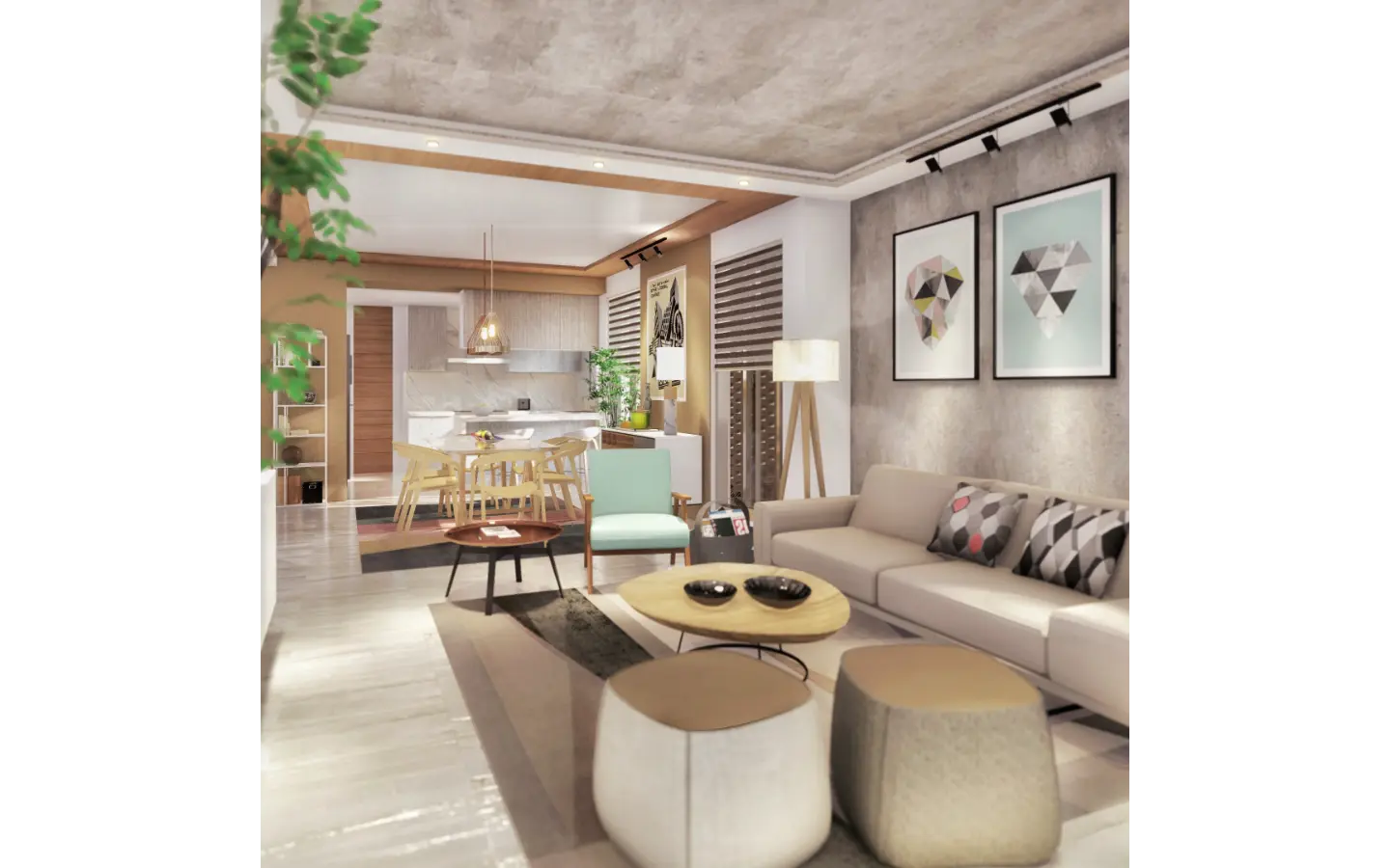 ID , Residences at Vista Cana Two Bedroom Apartment for Sale in Punta Cana with Terrace ()