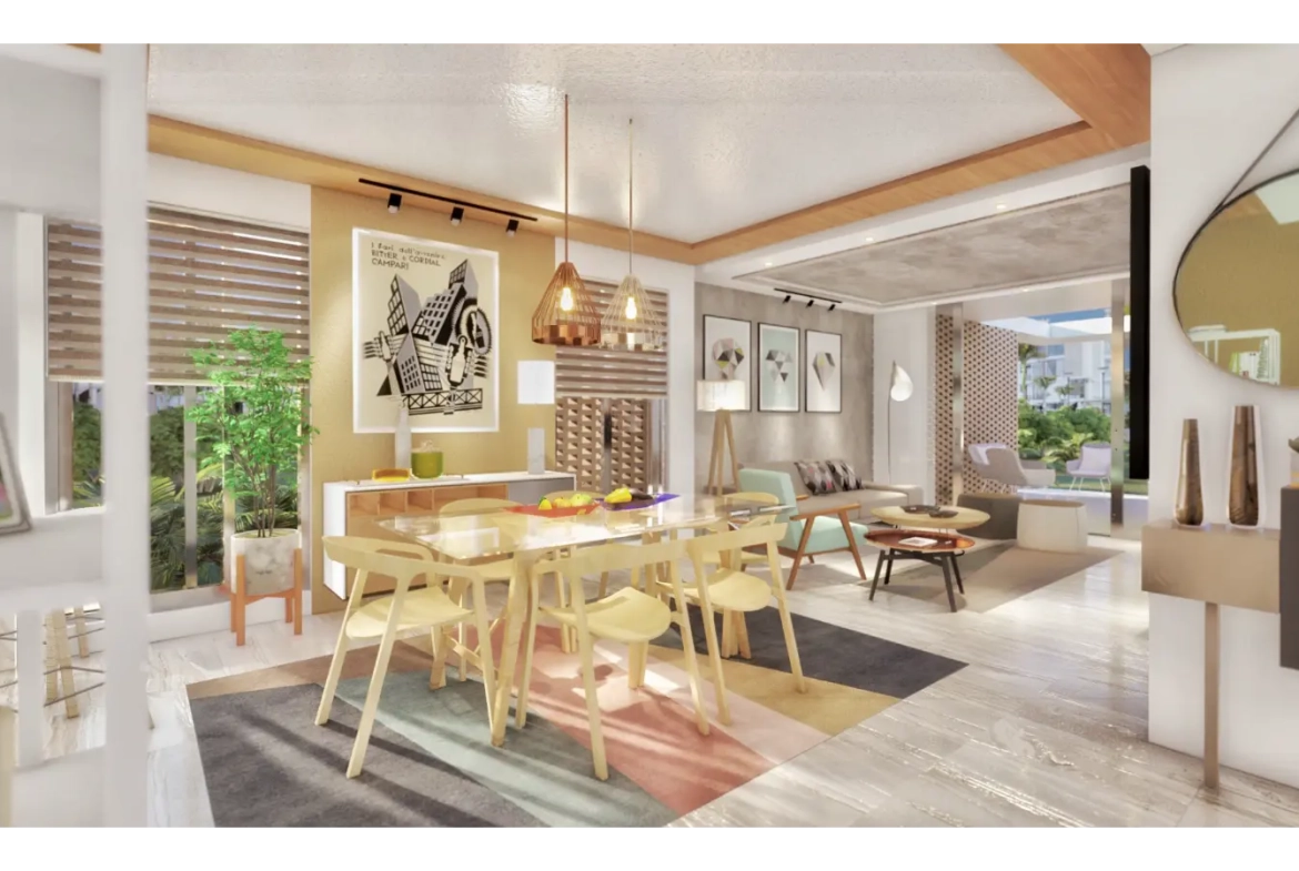 ID , Residences at Vista Cana Two Bedroom Apartment for Sale in Punta Cana with Terrace ()