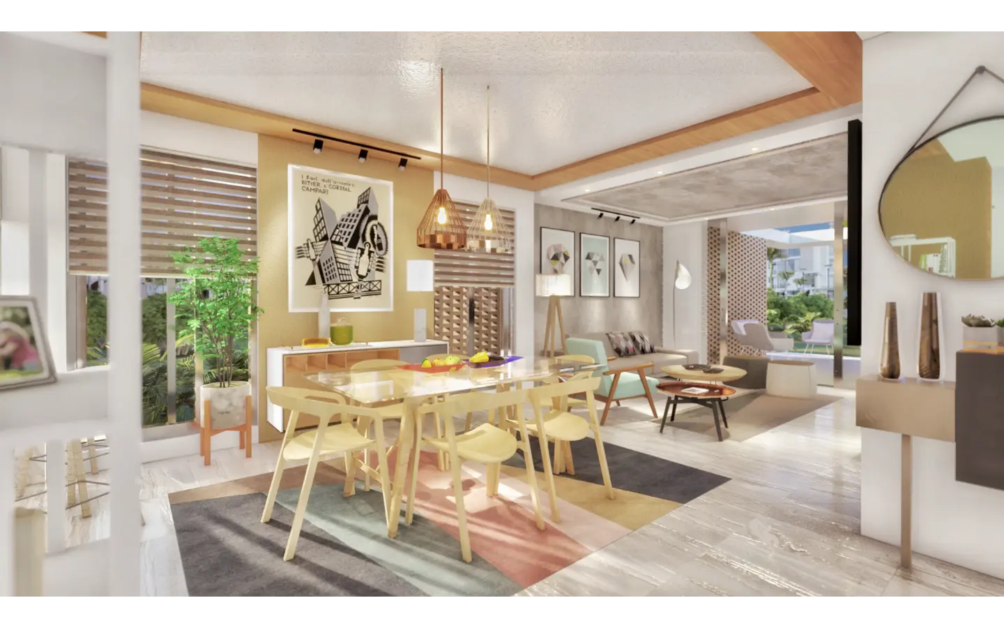 ID , Residences at Vista Cana Two Bedroom Apartment for Sale in Punta Cana with Terrace ()