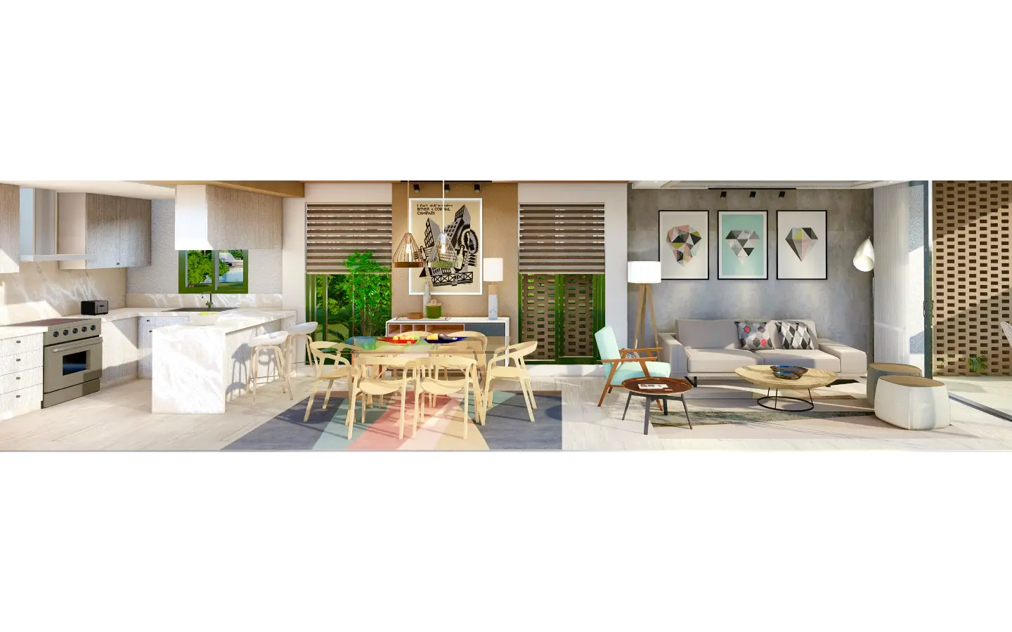 ID , Residences at Vista Cana Two Bedroom Apartment for Sale in Punta Cana with Terrace ()