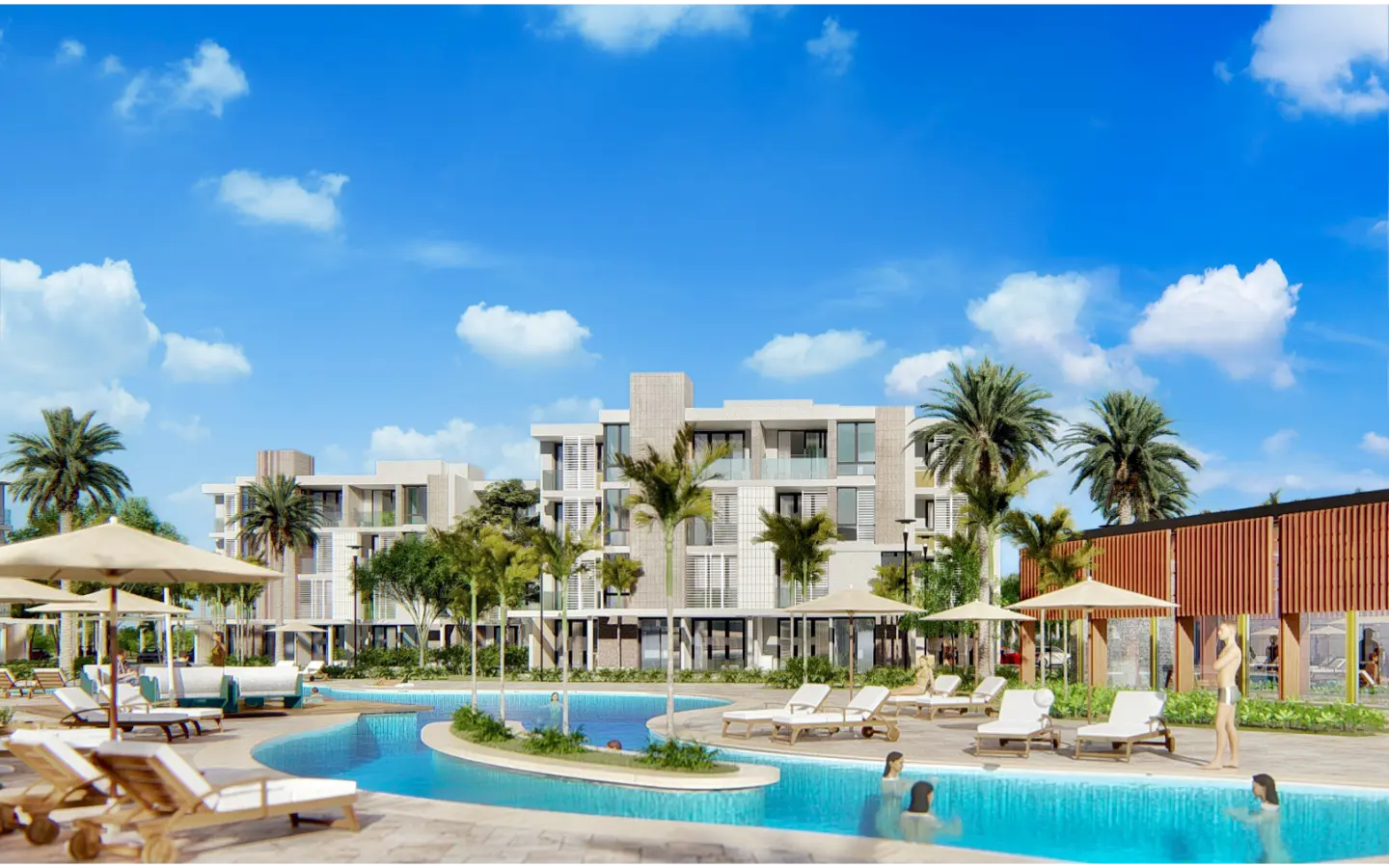 ID , Residences at Vista Cana Two Bedroom Apartment for Sale in Punta Cana with Terrace ()