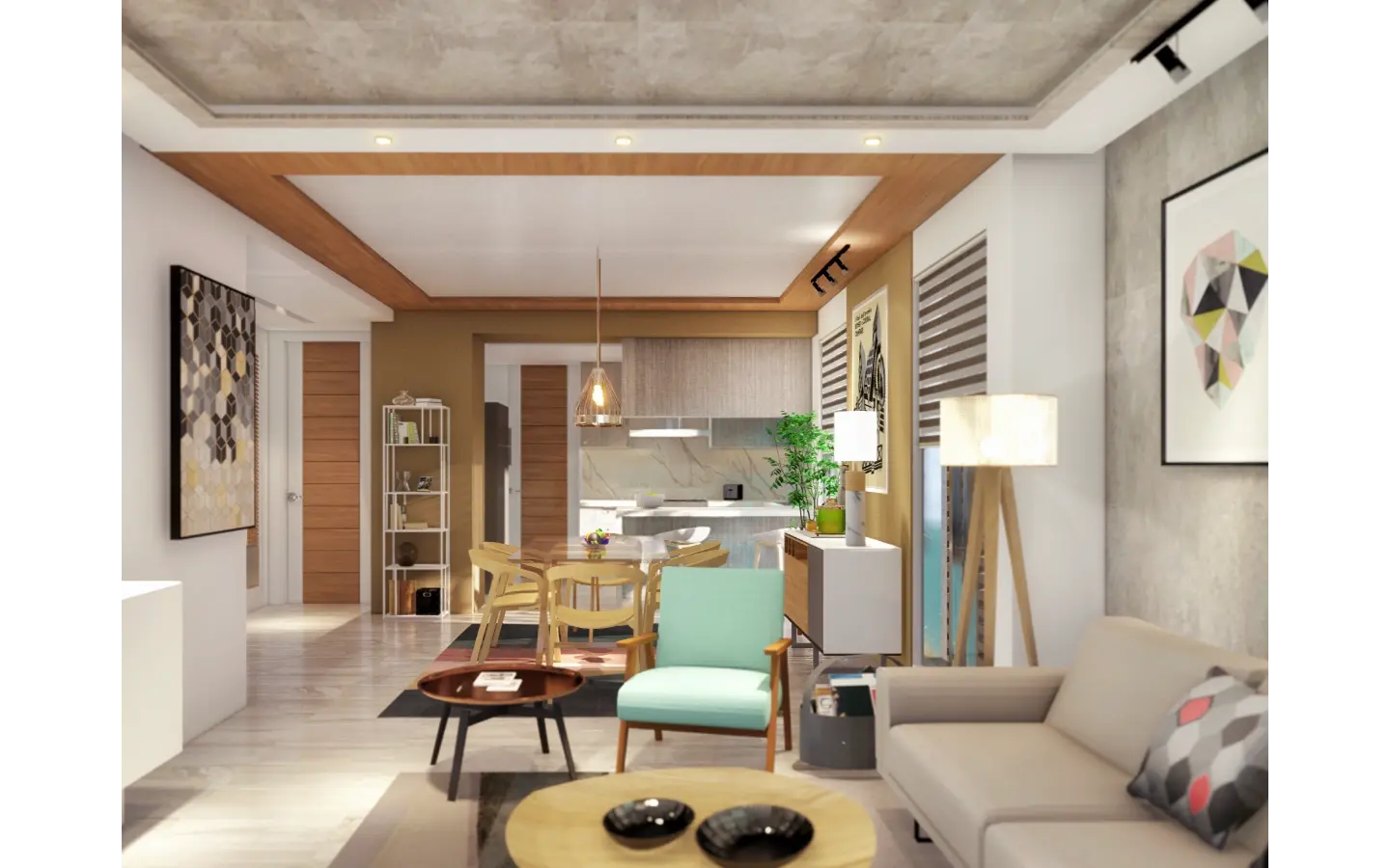 ID , Residences at Vista Cana Two Bedroom Apartment for Sale in Punta Cana with Terrace ()
