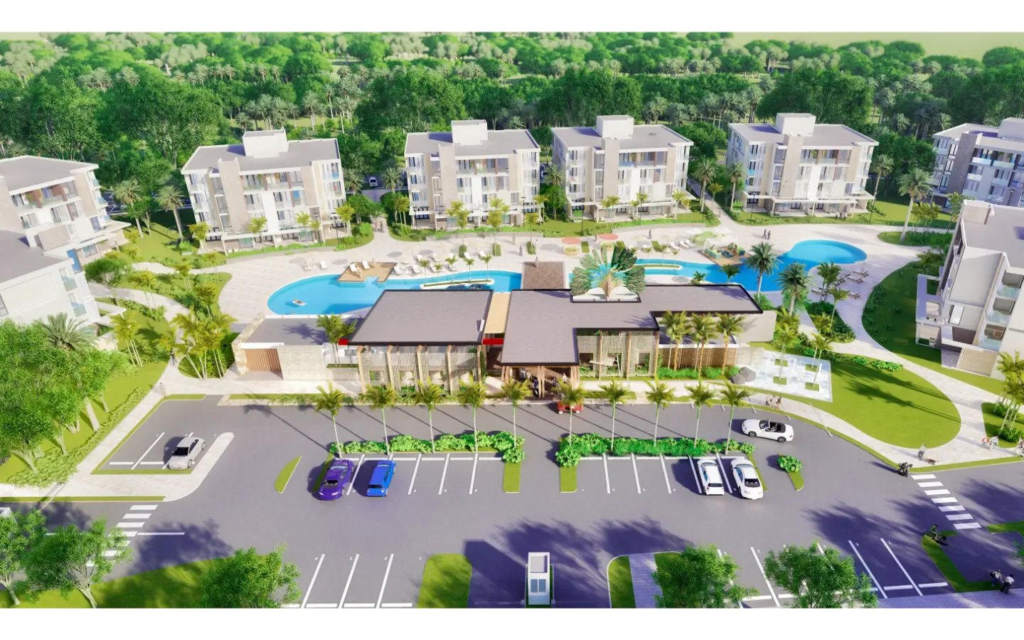 ID , Residences at Vista Cana Two Bedroom Apartment for Sale in Punta Cana with Terrace ()