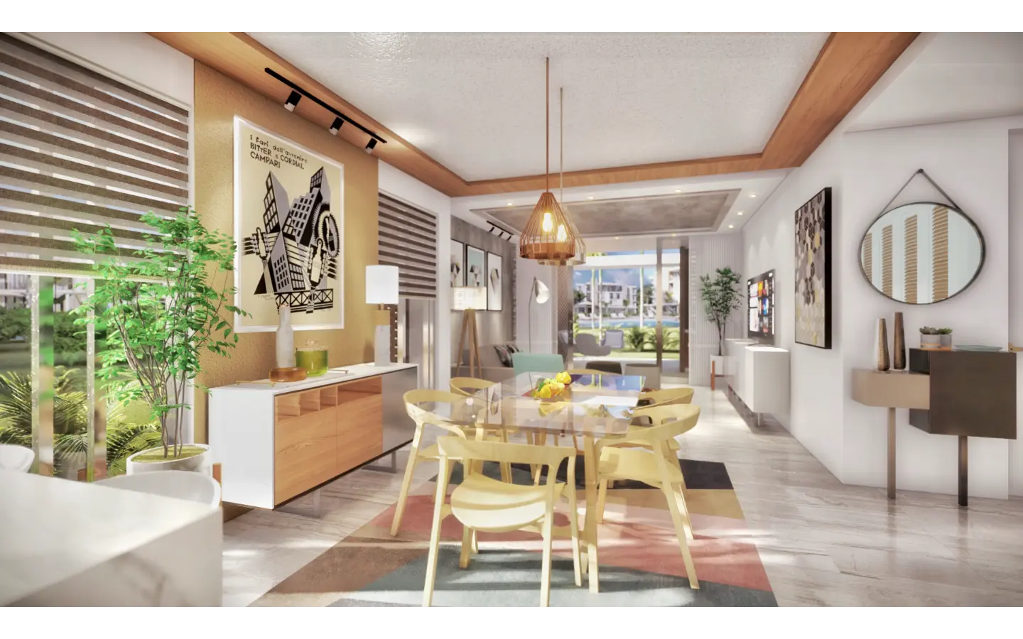 ID , Residences at Vista Cana Two Bedroom Apartment for Sale in Punta Cana with Terrace ()