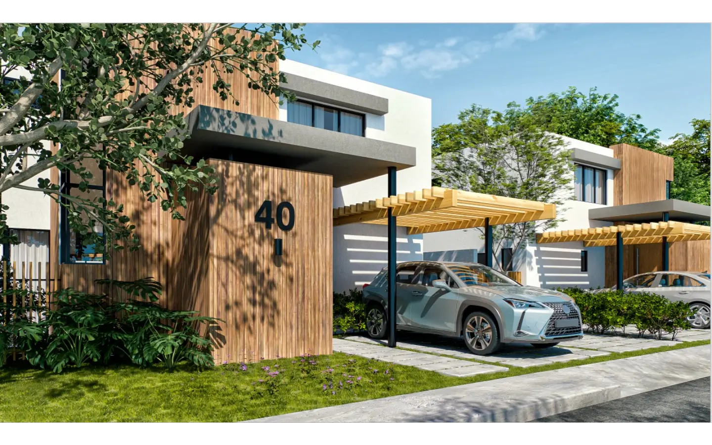 Palmarena Residences: Spacious Three-Bedroom Villa for Sale in Punta Cana with Lush Green Spaces