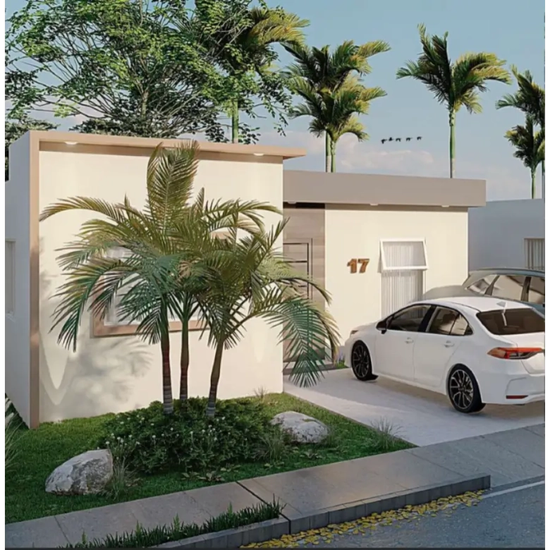 ID , Katari Residences Two bedroom villa for sale in Punta Cana with Patio ()