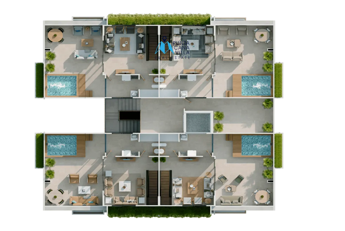 Pion Residences Two Bedroom Penthouse For Sale In Veron Punta Cana ()