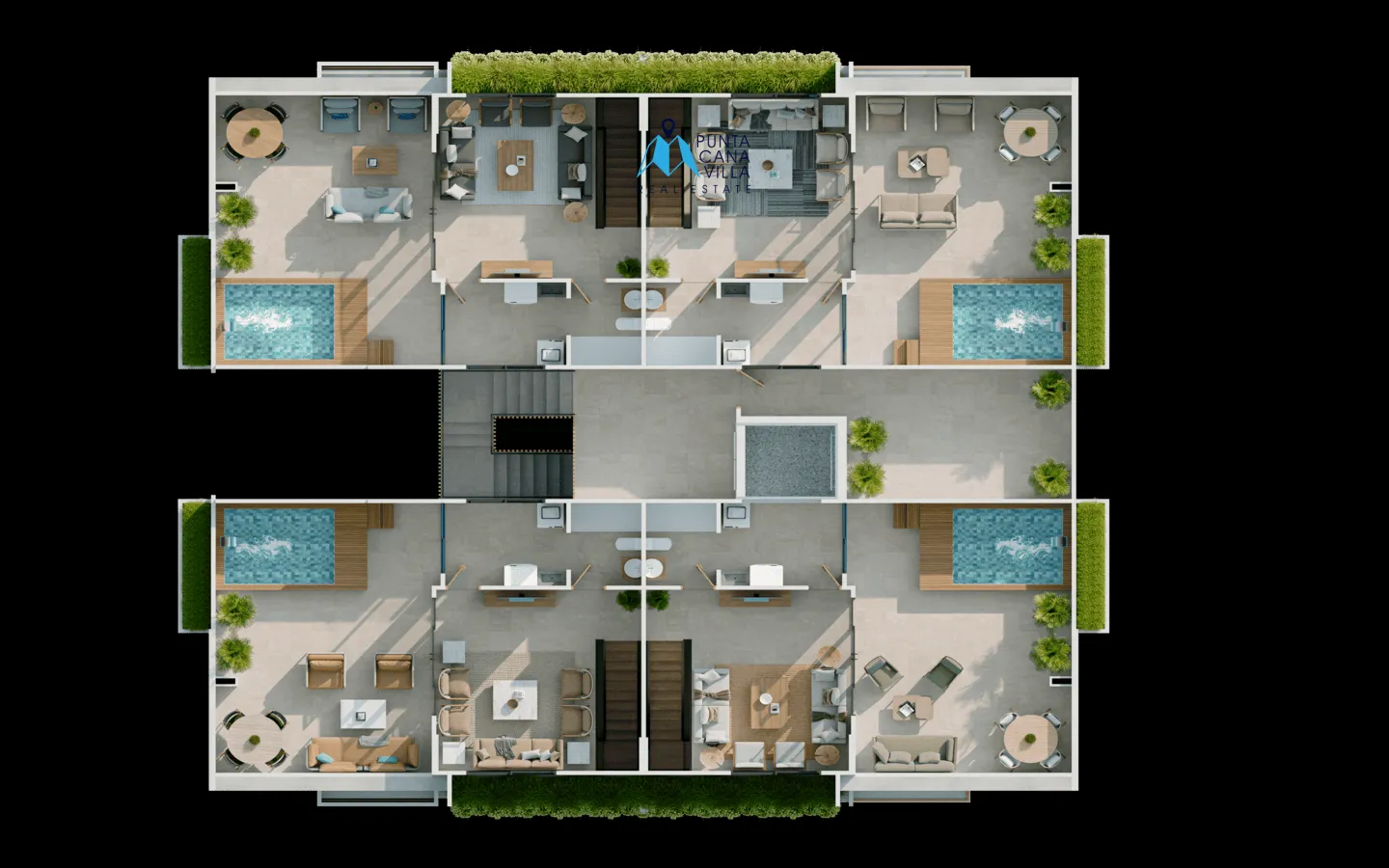 Pion Residences Two Bedroom Penthouse For Sale In Veron Punta Cana ()