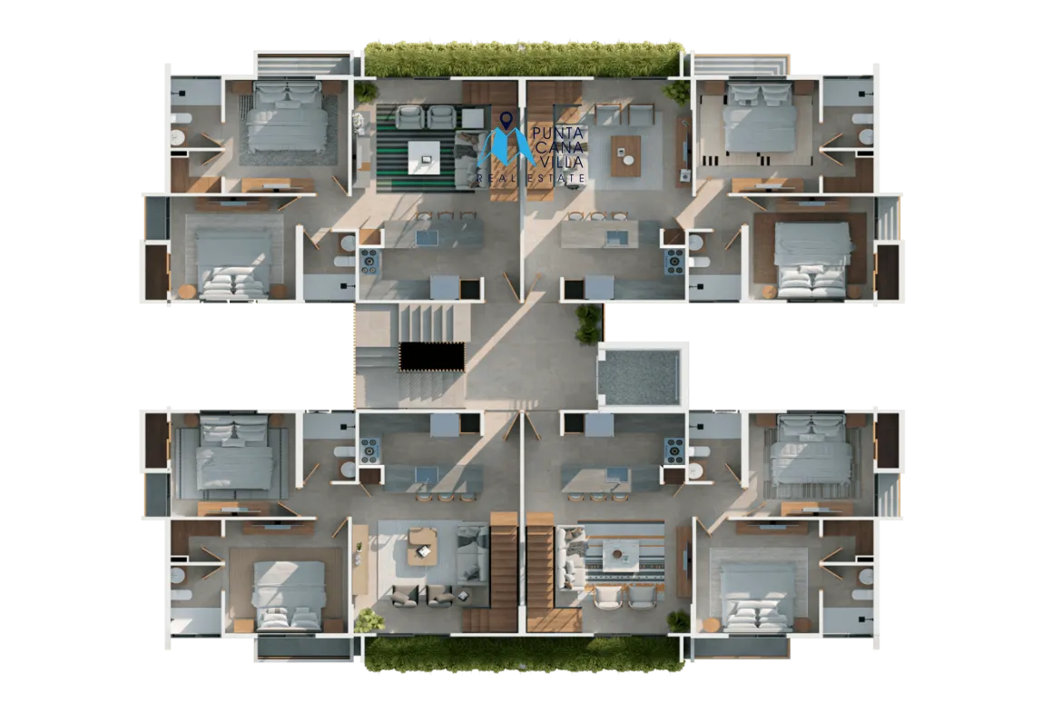 Pion Residences Two Bedroom Penthouse For Sale In Veron Punta Cana