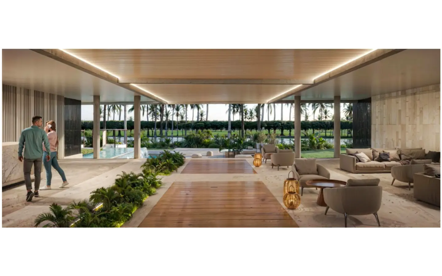 Reef and Golf Residences : Elégant appartement de deux chambres avec vue sur la piscine à vendre à Cap Cana
