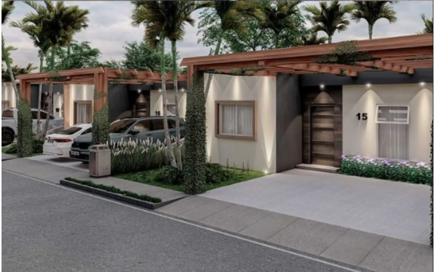 Katari Residences: Three-bedroom villa for sale in Punta Cana with Gazebo area