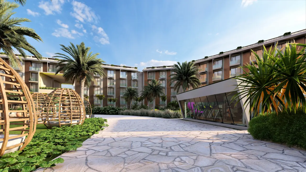 🏙️ Palace Suites : Appartement entièrement meublé d’une chambre à coucher à vendre dans le centre-ville de Punta Cana