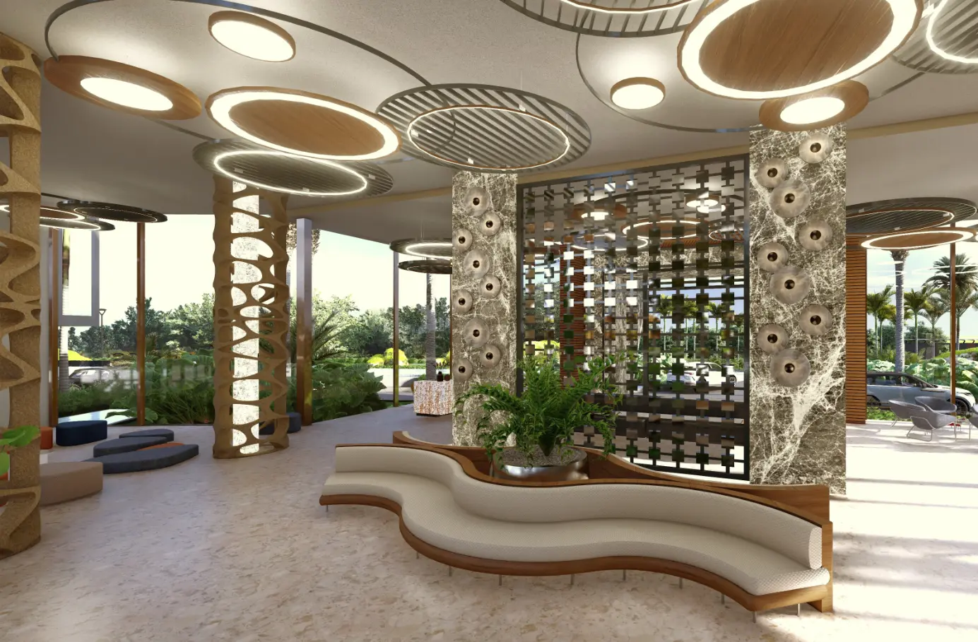 🏙️ Palace Suites : Appartement entièrement meublé d’une chambre à coucher à vendre dans le centre-ville de Punta Cana