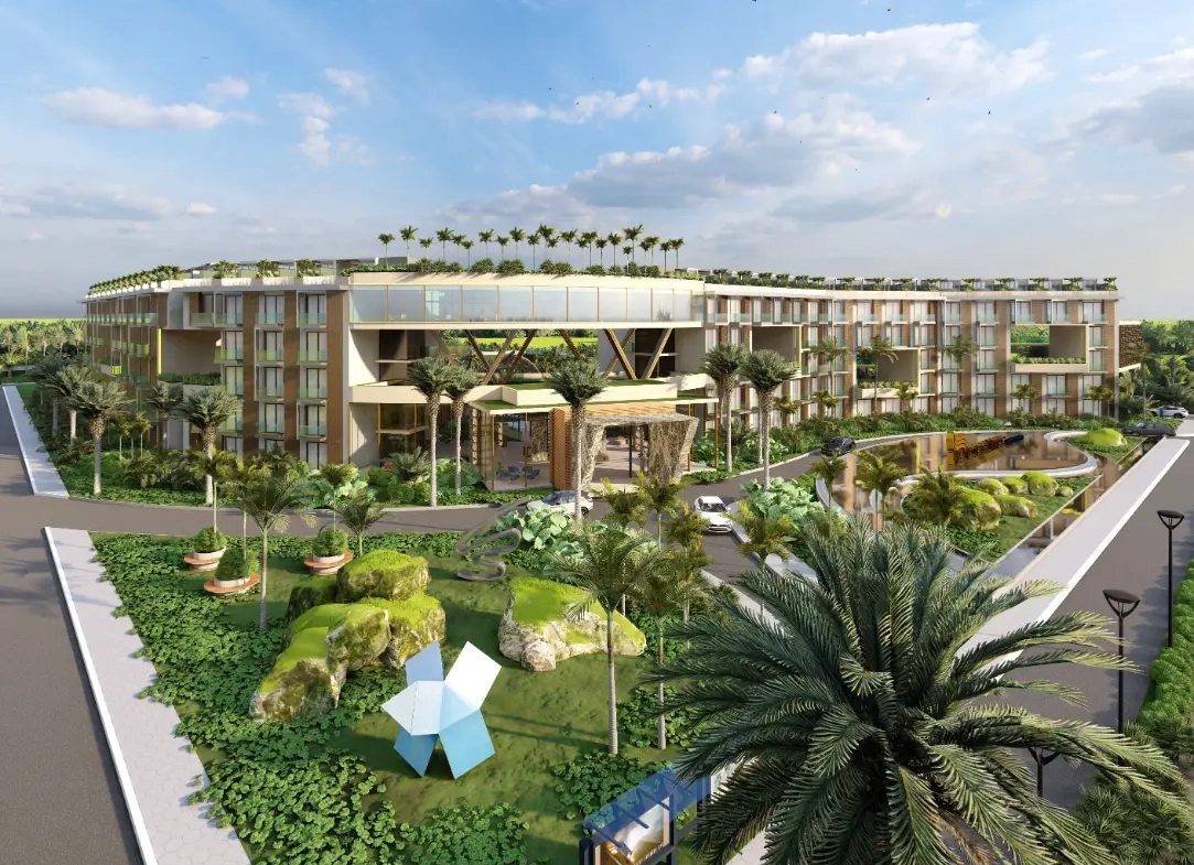 🏙️ Palace Suites : Appartement entièrement meublé d’une chambre à coucher à vendre dans le centre-ville de Punta Cana