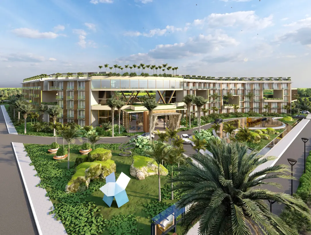 🏙️ Palace Suites : Appartement entièrement meublé d’une chambre à coucher à vendre dans le centre-ville de Punta Cana
