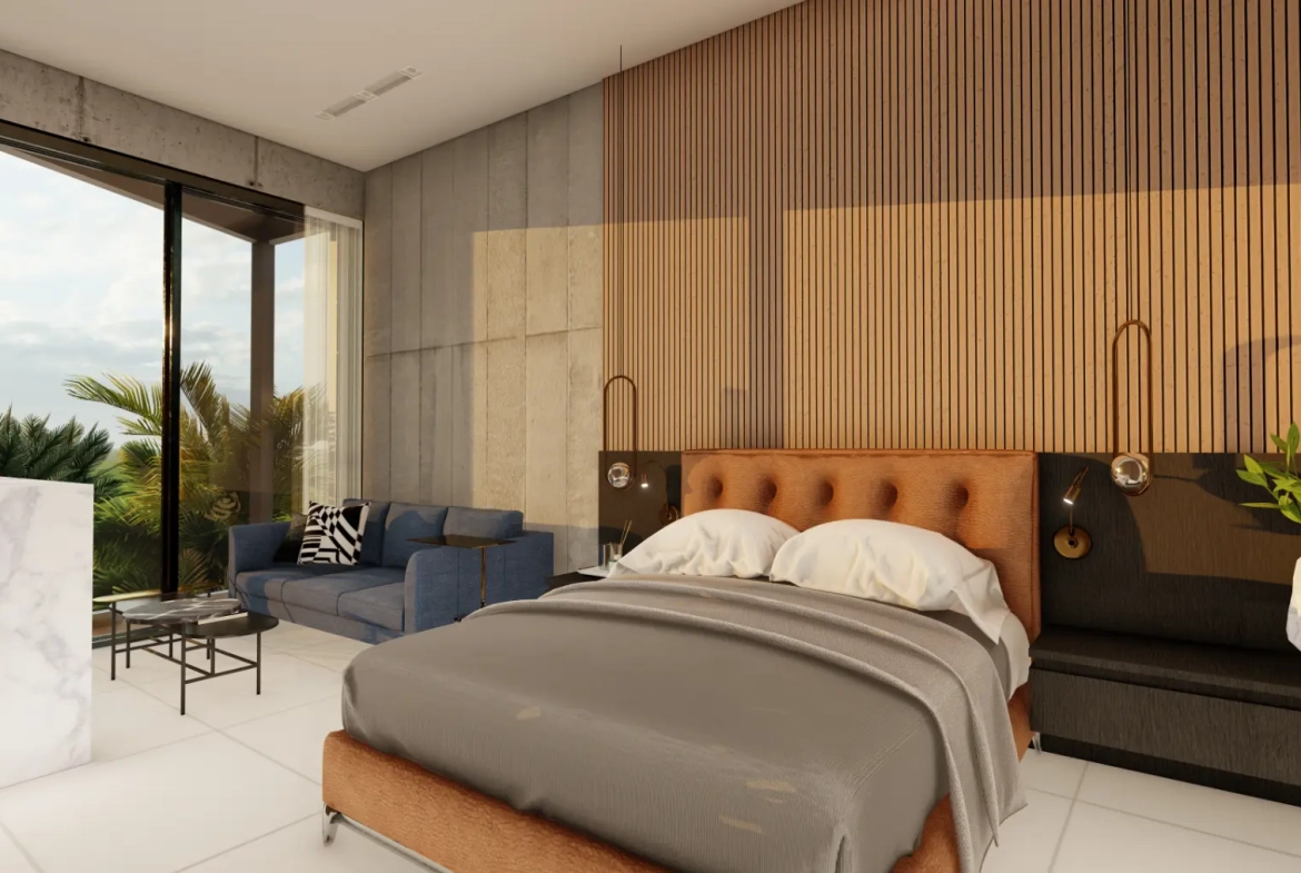 🏙️ Palace Suites : Appartement entièrement meublé d’une chambre à coucher à vendre dans le centre-ville de Punta Cana