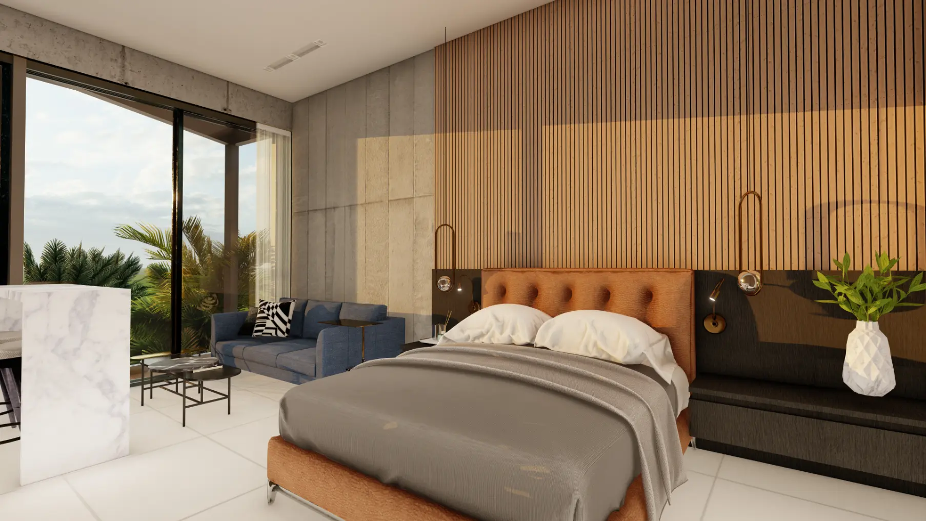 🏙️ Palace Suites : Appartement entièrement meublé d’une chambre à coucher à vendre dans le centre-ville de Punta Cana