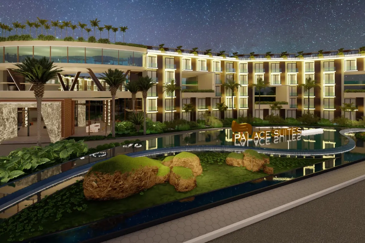 🏙️ Palace Suites : Appartement entièrement meublé d’une chambre à coucher à vendre dans le centre-ville de Punta Cana