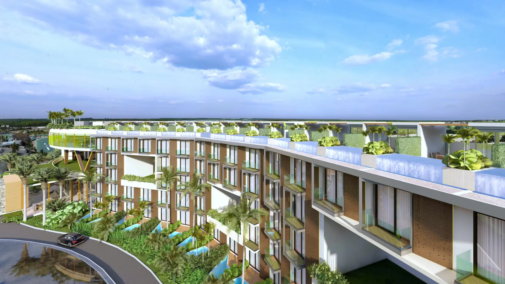 🏙️ Palace Suites : Appartement entièrement meublé d’une chambre à coucher à vendre dans le centre-ville de Punta Cana