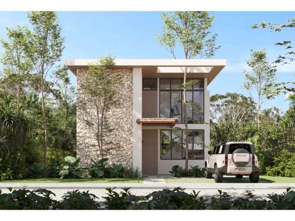 ID , Aldea Park, Four Bedroom Individual Villa for Sale at Downtown Punta Cana with Balcony ()