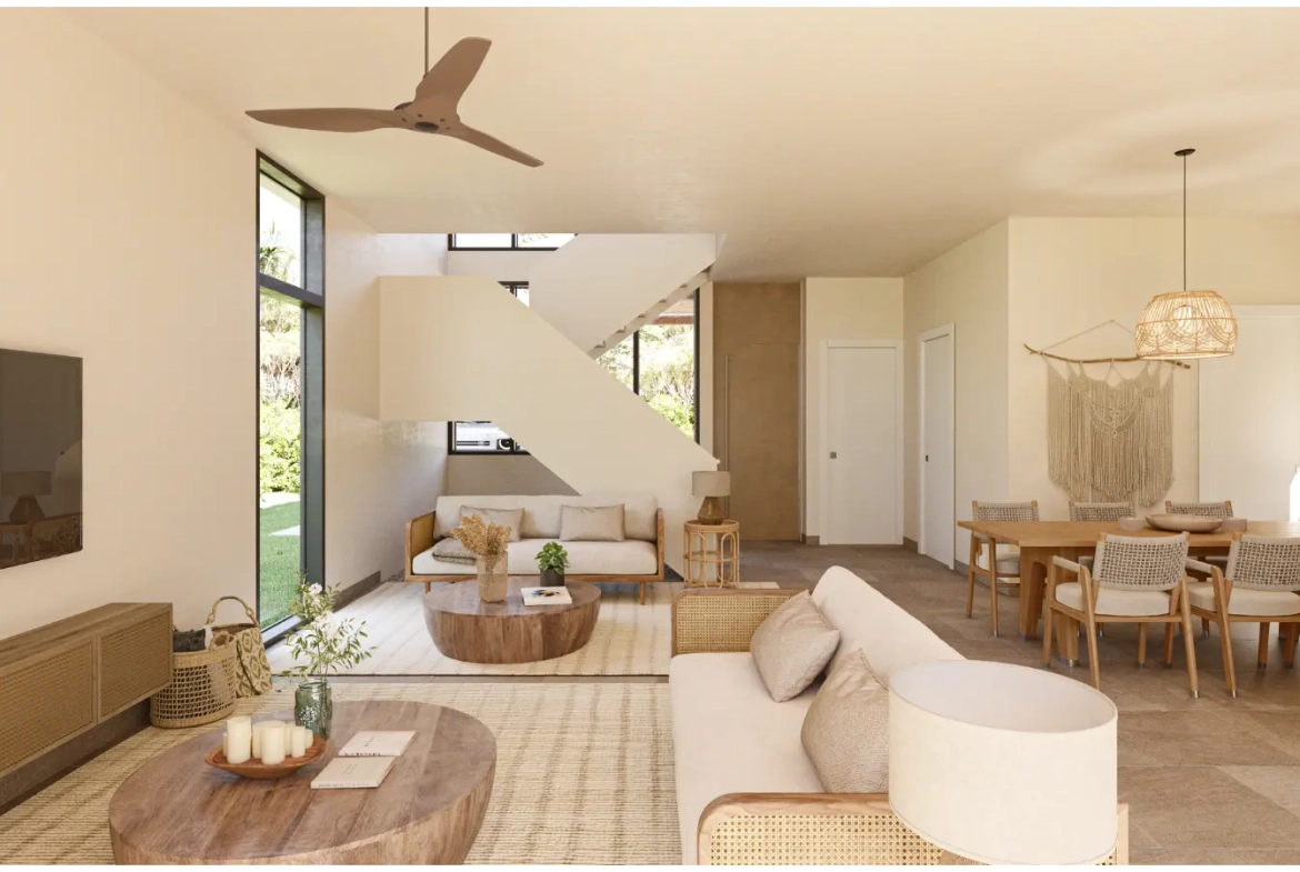 ID , Aldea Park, Four Bedroom Individual Villa for Sale at Downtown Punta Cana with Balcony ()
