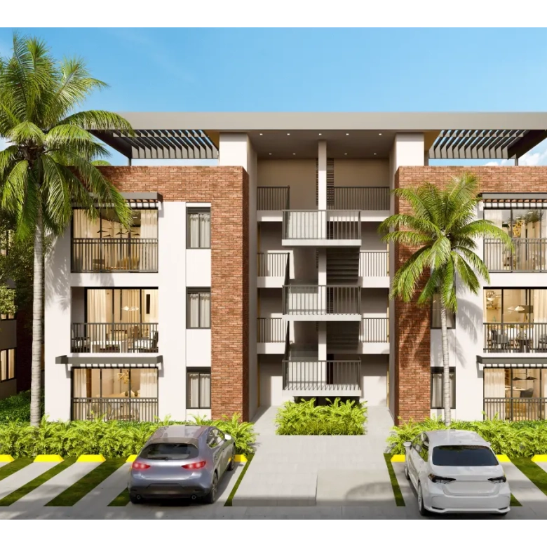 ID , Araya Residences Two Bedroom Apartment for Sale in Punta Cana with Balcony ()