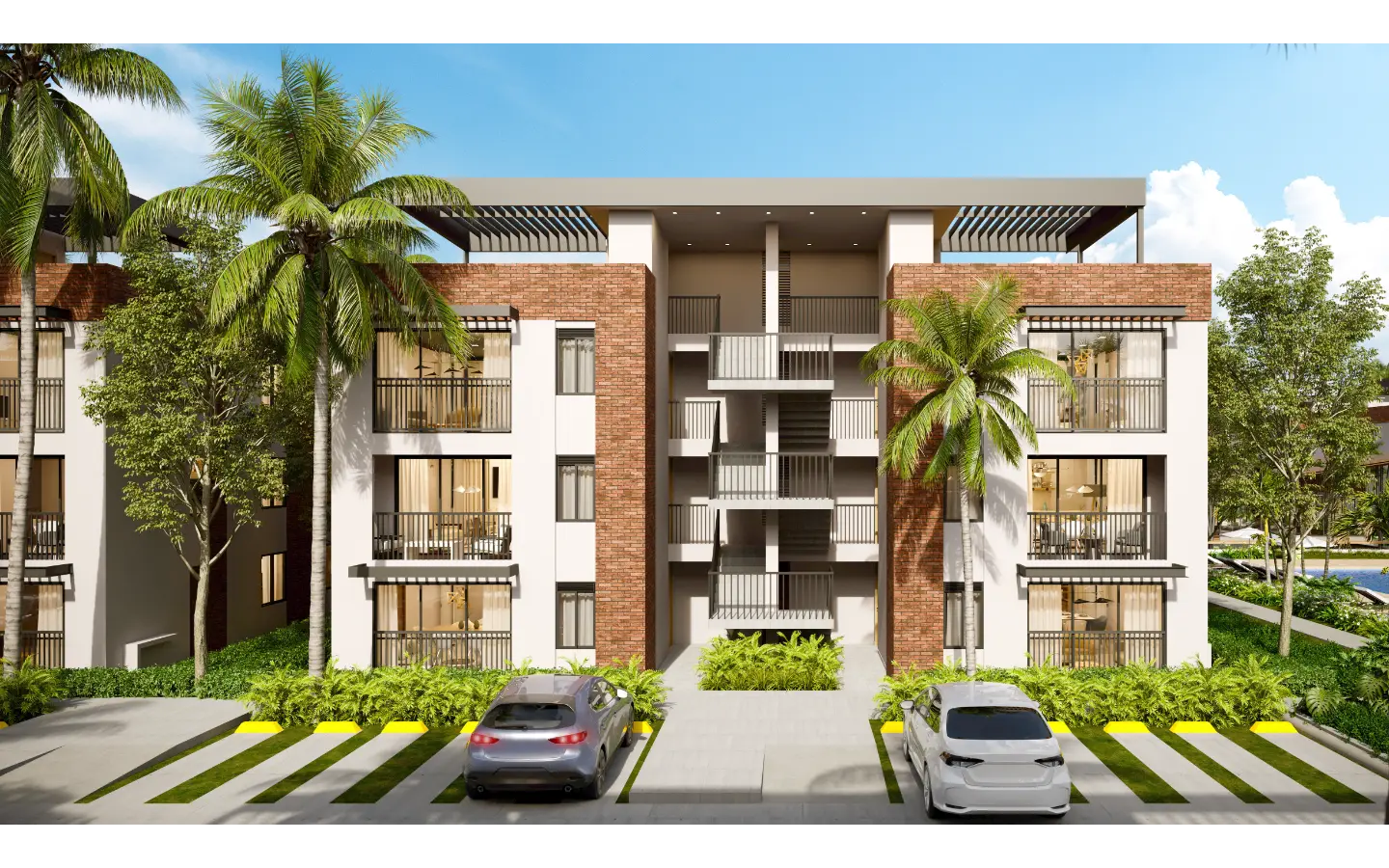 Araya Residences: Two Bedroom Apartment for Sale in Punta Cana with Balcony