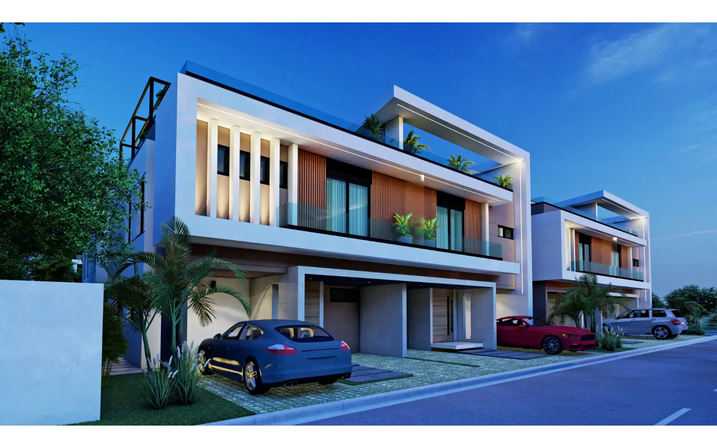 Kings Crown Villas: Three-Bedroom Villa for Sale in Costa Cana, Punta Cana with Balcony