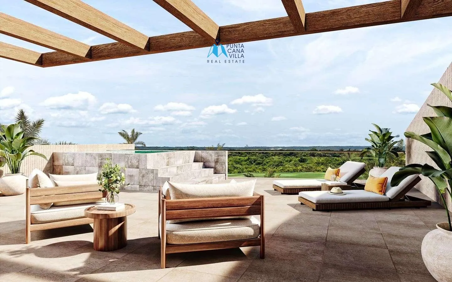 Andara at Cap Cana: Two Bedroom Penthouse For Sale With Family Room