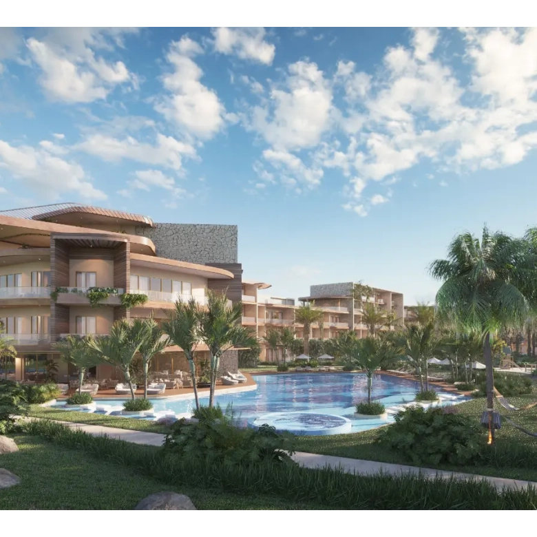 ID , Elegant Two Bedroom Apartment with Lobby for Sale at The One in Las Iguanas, Cap Cana ()