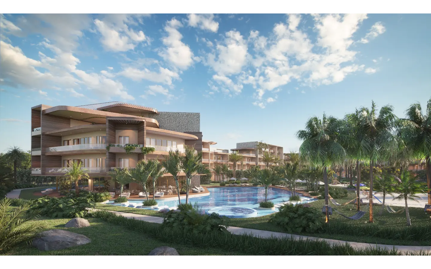 The One: Elegant Two-Bedroom Apartment with Lobby for Sale at Las Iguanas, Cap Cana