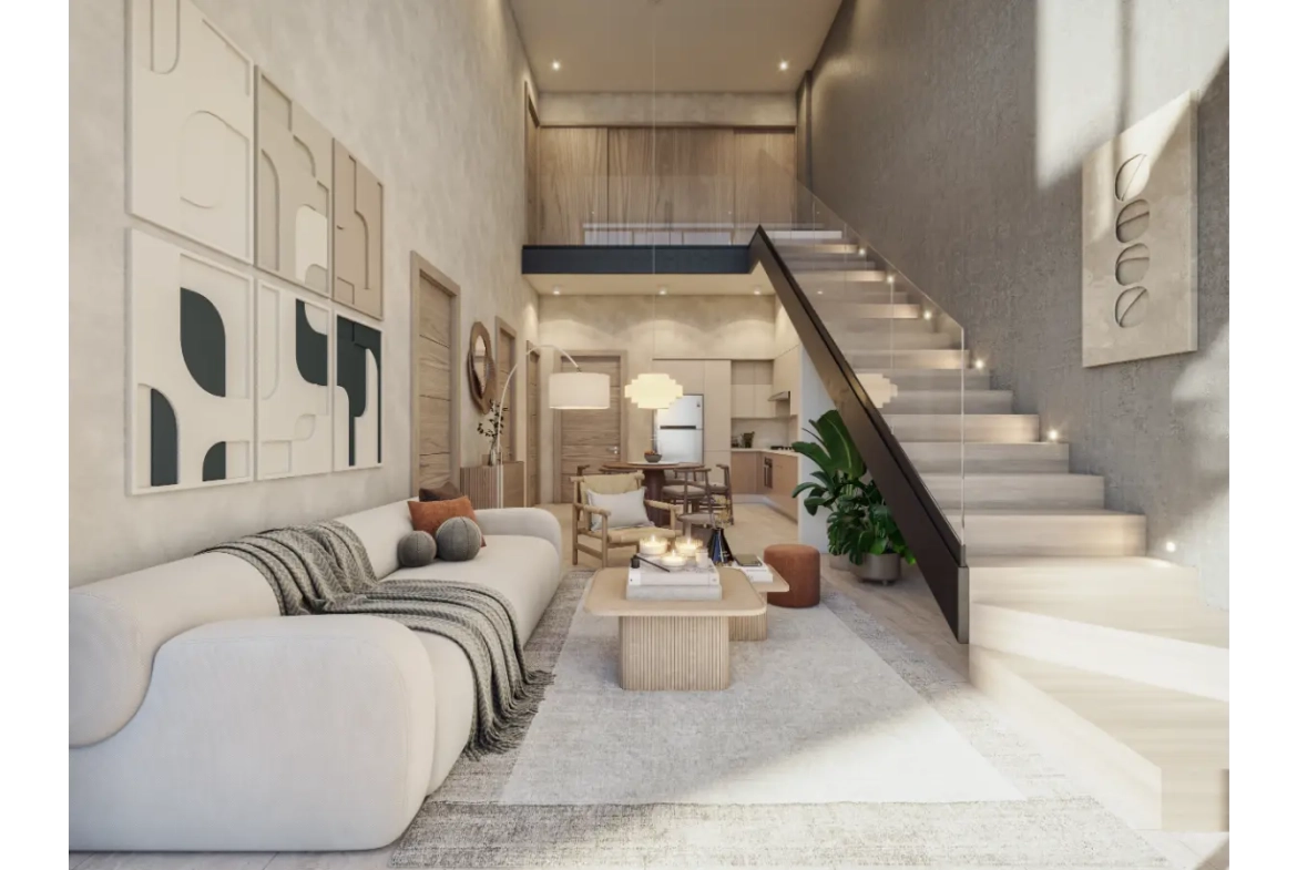 ID , Elegant Two Bedroom Apartment with Lobby for Sale at The One in Las Iguanas, Cap Cana ()